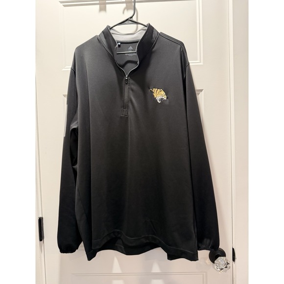 adidas Other - Mizzou Tigers Polo Shirt Adidas Climalite Mens Black Short Sleeve Size XXL